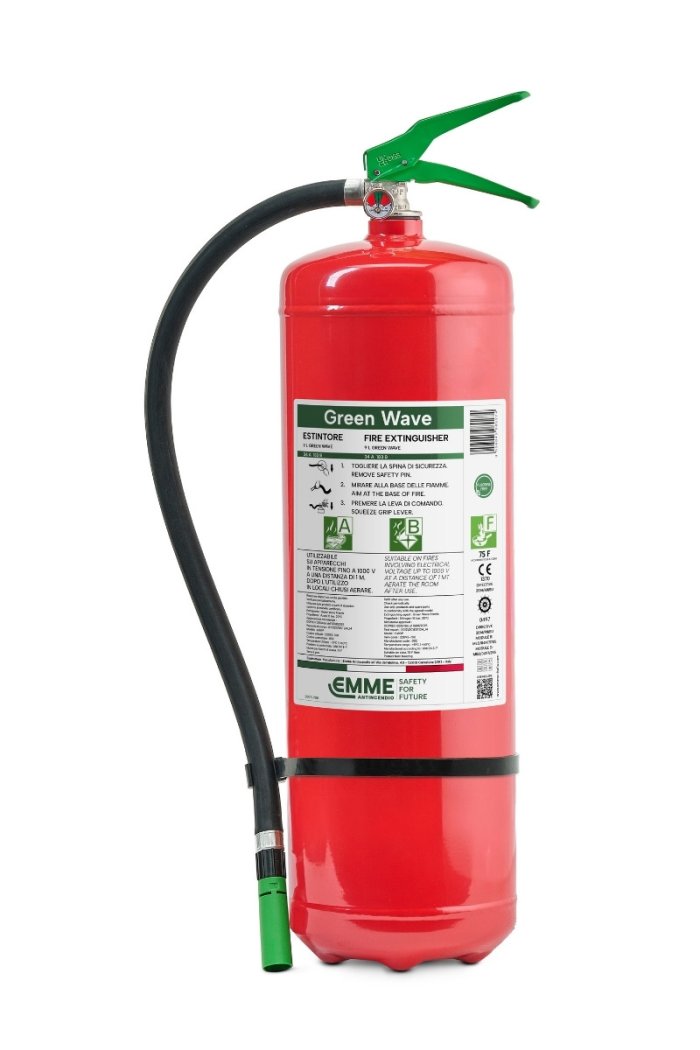 Extincteur mousse sans fluor Green Wave 9 L — GW9P