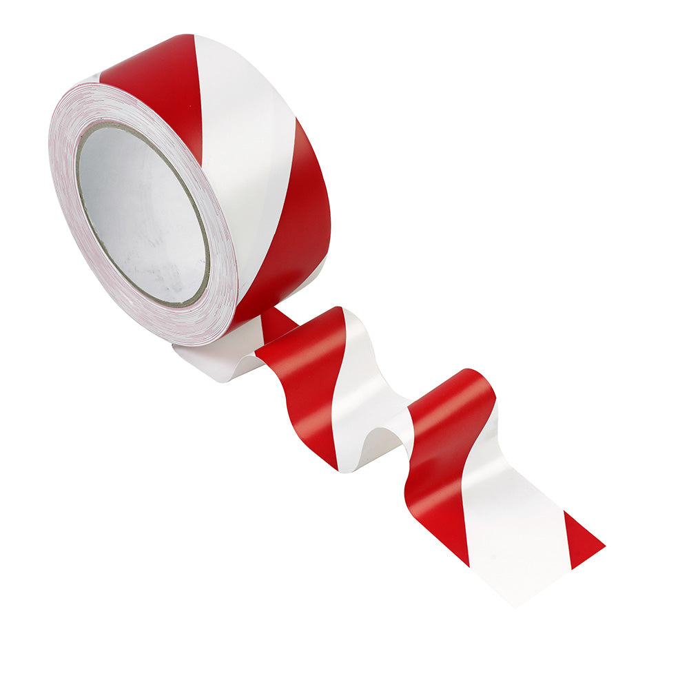 Ruban adhésif 50 mm x 33 m rouge/blanc NOVAP 3175011