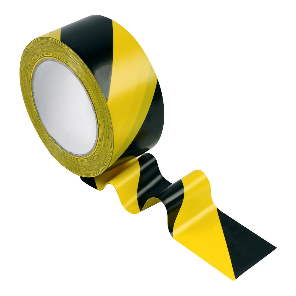 Ruban adhésif 50 mm x 33 m jaune/noir NOVAP 3175110
