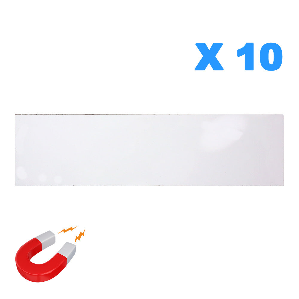 Lot de 10 étiquettes magnétiques 40 x 150 mm NOVAP 4034089