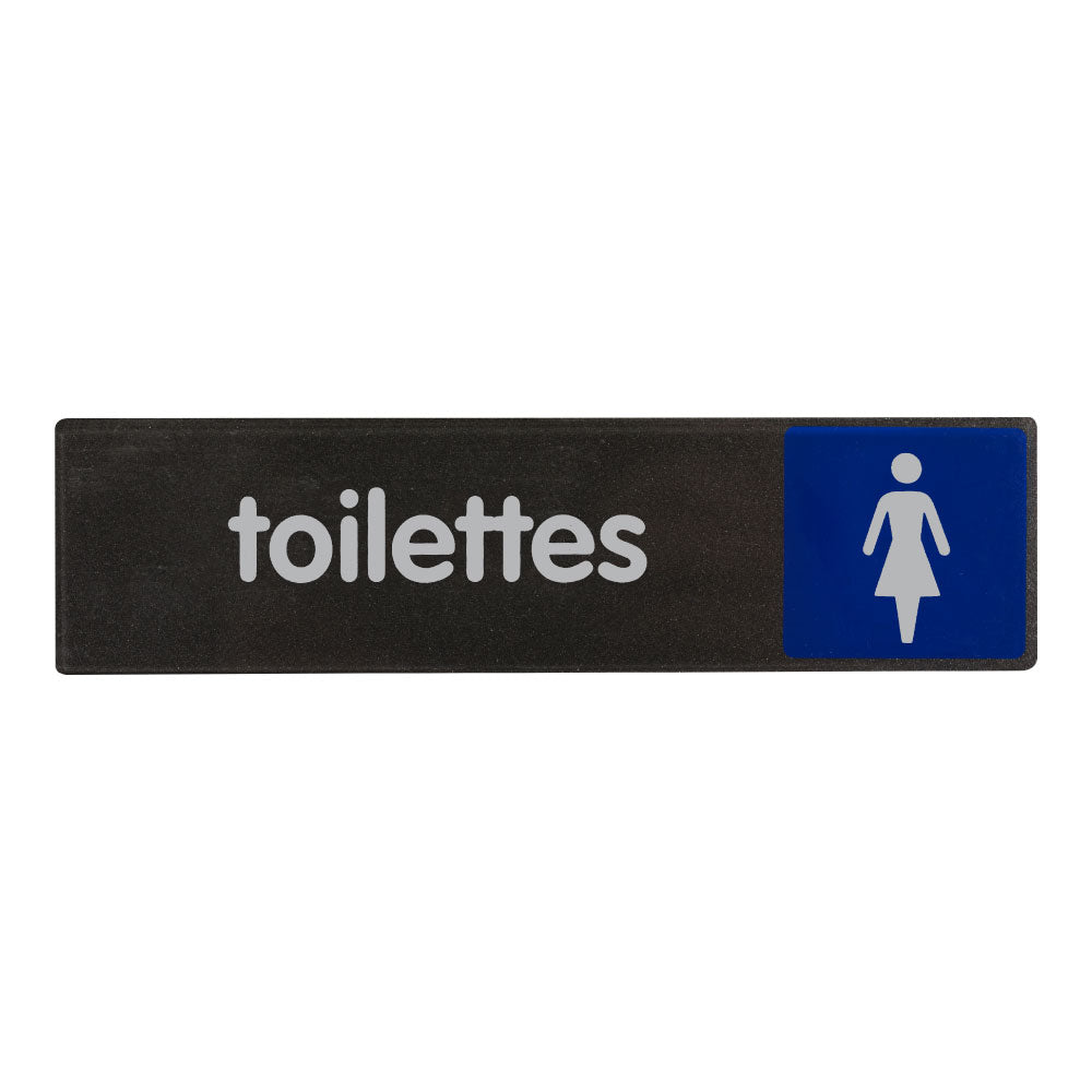 Plaque de porte « Toilettes femmes » Access 170 x 45 mm NOVAP 4037585