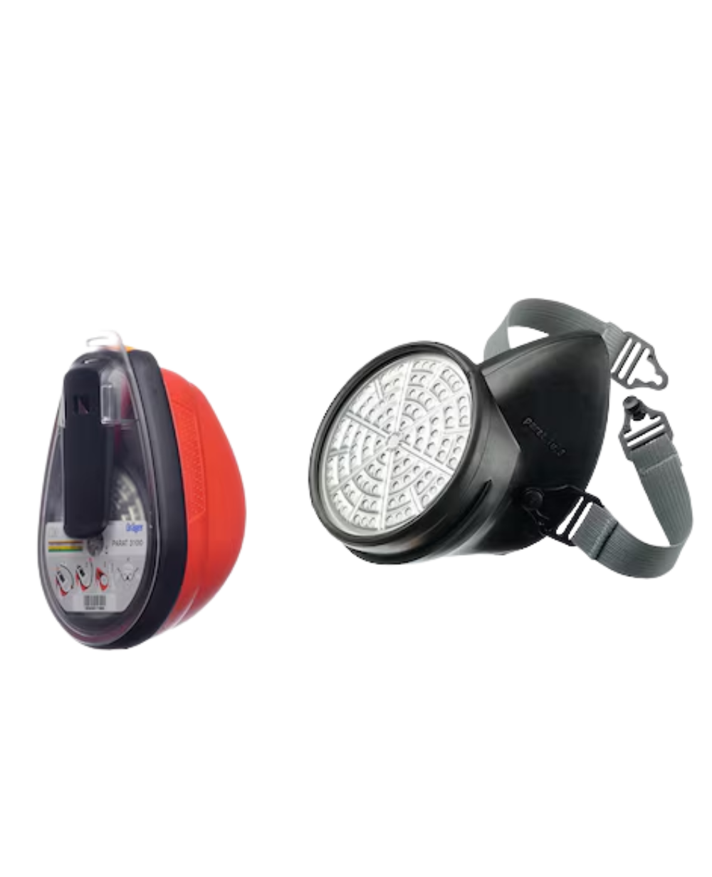 DEMI-MASQUE D’ÉVACUATION DRÄGER PARAT 3160