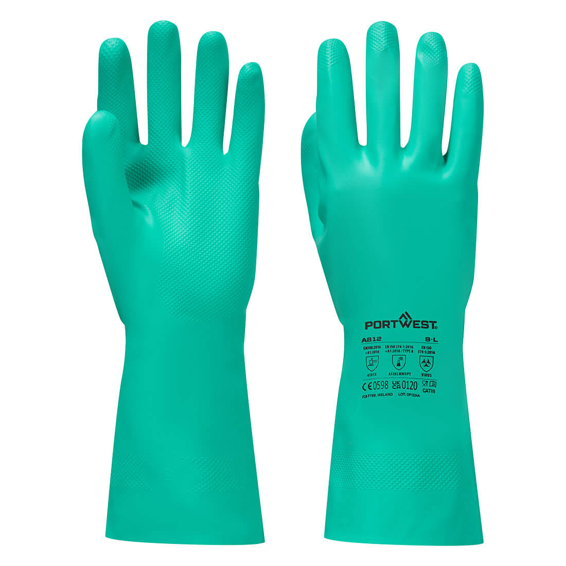 GANT NITROSAFE PLUS CHIMIE VERT PORTWEST A812 - Protection des mains | FMCI Côte d'Ivoire