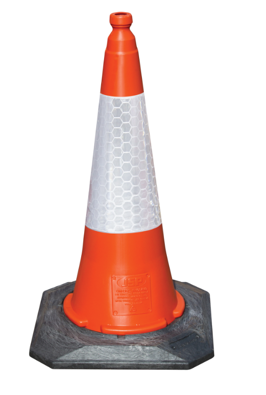 Cône de Signalisation JSP Navigator Rouge 75cm – Bande RétroréfléchissanteCôte d'Ivoire  - FMCI