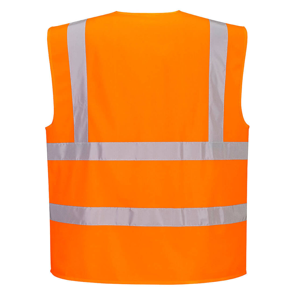 GILET HI-VIS AVEC ZIP ORANGE PORTWEST C375
