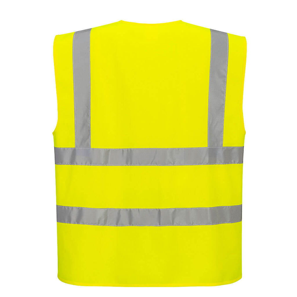 GILET HI-VIS AVEC ZIP JAUNE PORTWEST C375