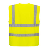 GILET HI-VIS AVEC ZIP JAUNE PORTWEST C375 - Vêtements de protection | FMCI Côte d'Ivoire