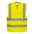 GILET HAUTE-VISIBILITÉ BAUDRIER DOUBLE CEINTURE JAUNE PORTWEST C470