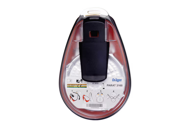 DEMI-MASQUE D’ÉVACUATION DRÄGER PARAT 3160