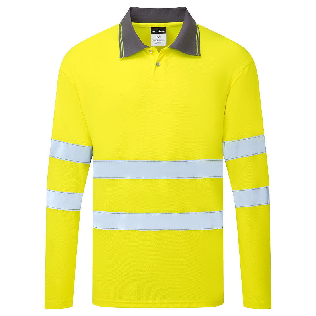 POLO HV ESSENTIAL MANCHES LONGUES ES1 JAUNE PORTWETS ES277 - Vêtements de protection | FMCI Côte d'Ivoire