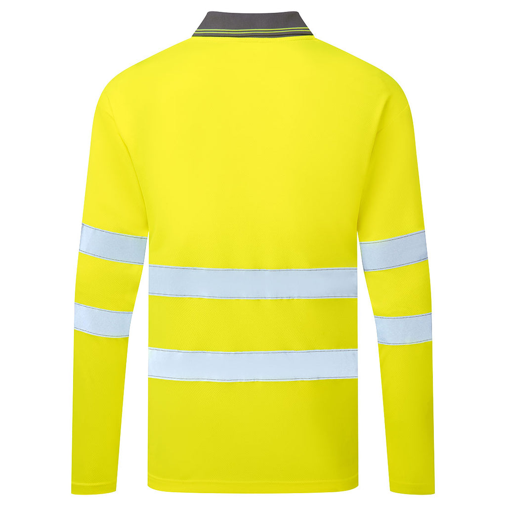POLO HV ESSENTIAL MANCHES LONGUES ES1 JAUNE PORTWETS ES277