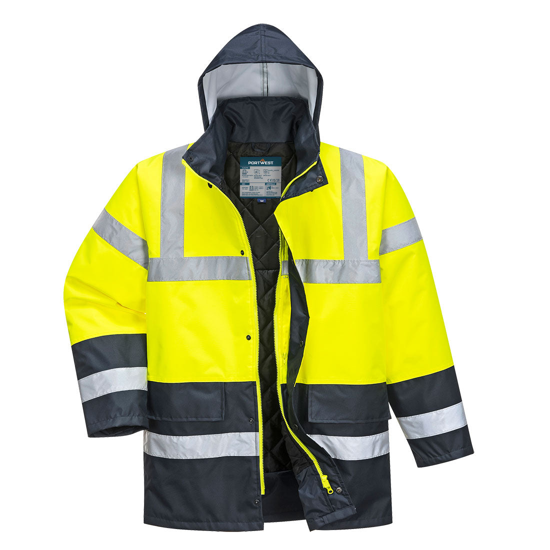 Parka haute visibilité Portwest ES466 jaune / marine - FMCI Abidjan