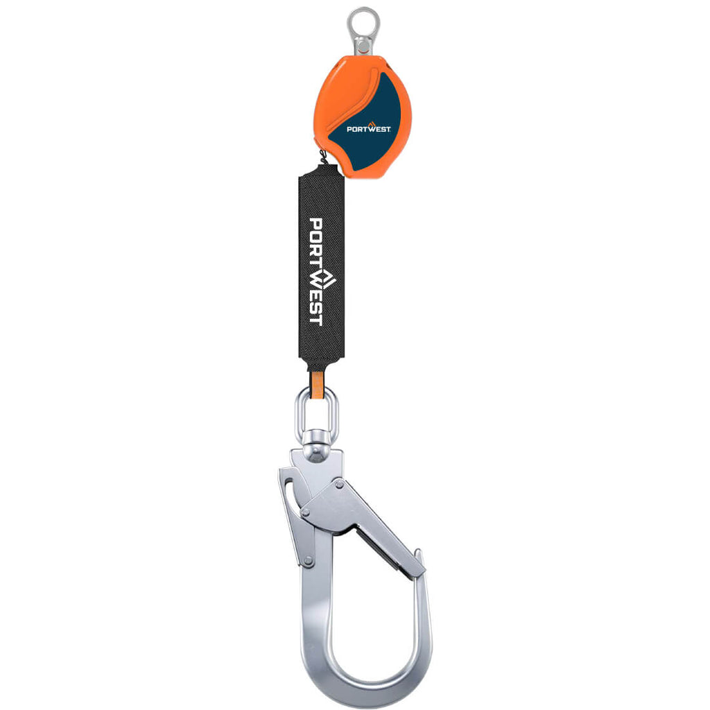 LIGNE DE VIE AUTO-RÉTRACTABLE 2M 140KG PORTWEST FP80