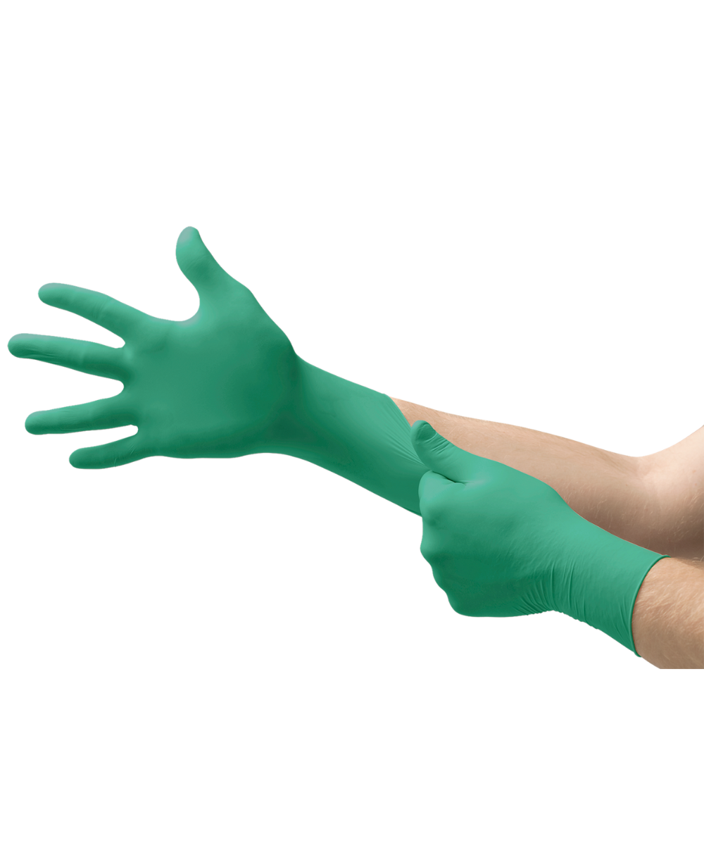 GANTS CHIMIQUES JETABLES EN NITRILE VERT ANSELL TOUCHNTUFF® 92-600