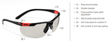 Lunette de Sécurité Transparente Red Wing 95213 – Protection OculaireCôte d'Ivoire  - FMCI