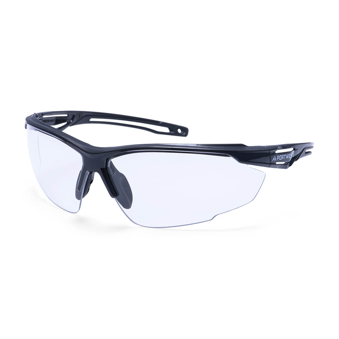 Lunettes de sécurité anthracite avec verres transparents Portwest PS36 chez FMCI Abidjan