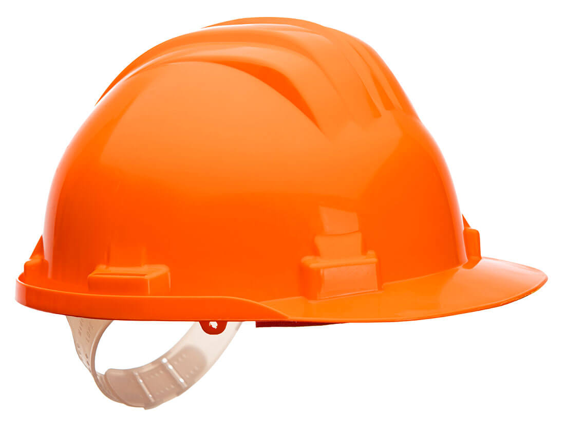 Casque de chantier Work Safe orange Portwest PS61 disponible chez FMCI Abidjan