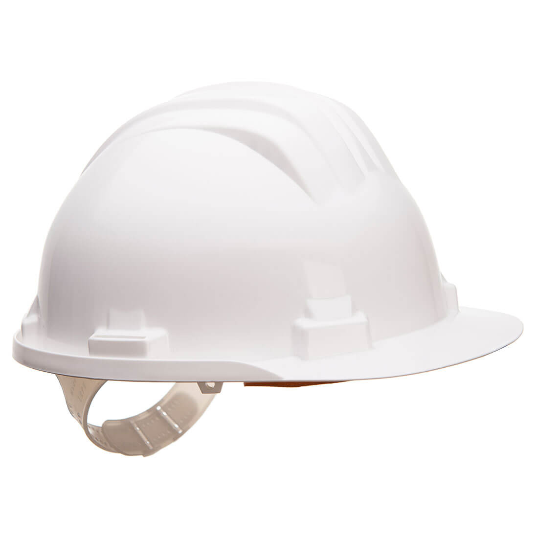 Casque de chantier Work Safe blanc aéré Portwest PS61 disponible chez FMCI Abidjan