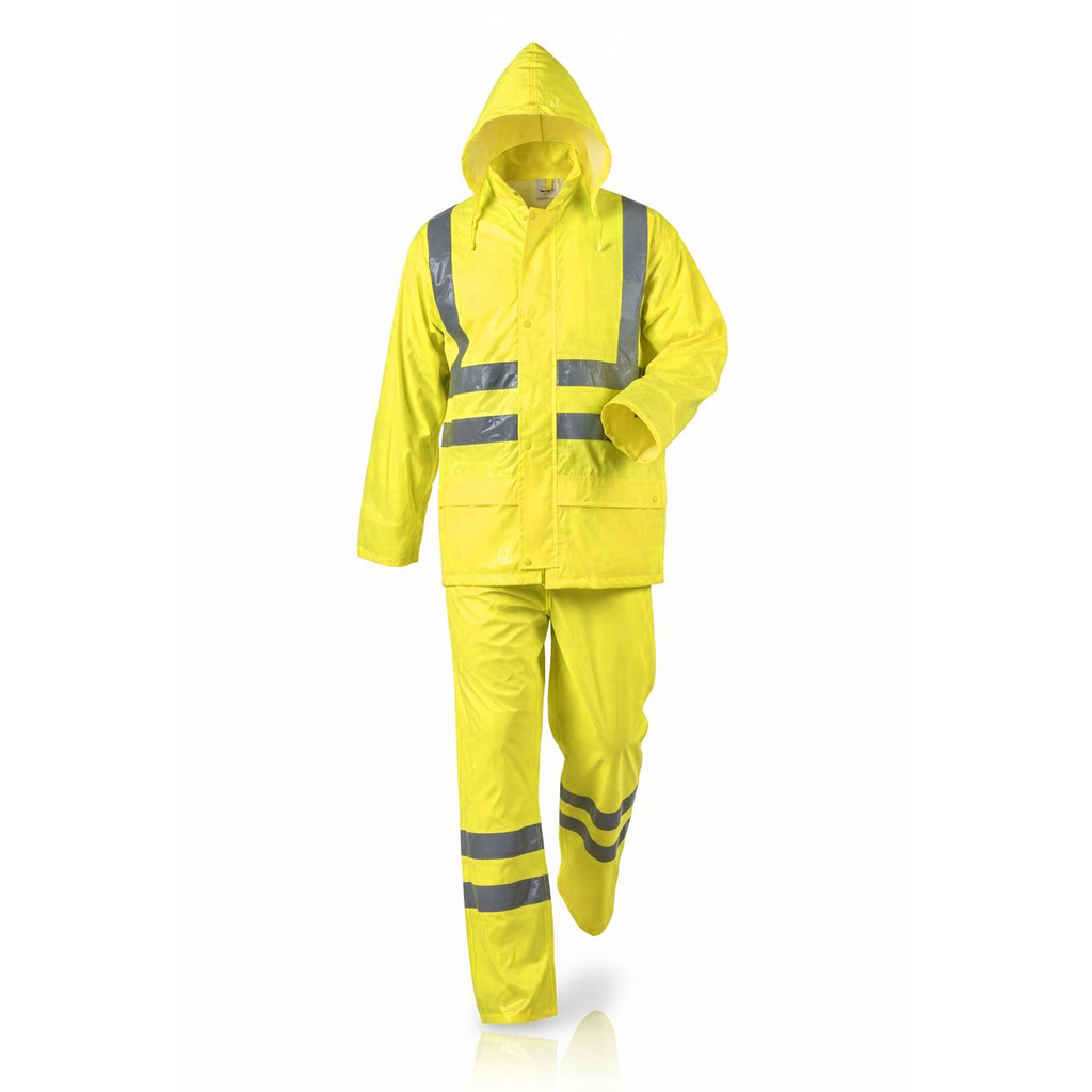 Ensemble de pluie imperméable Aqua jaune haute visibilité - FMCI Abidjan
