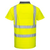 POLO HI-VIS MANCHES COURTES JAUNE PORTWEST S477 - Vêtements de protection | FMCI Côte d'Ivoire