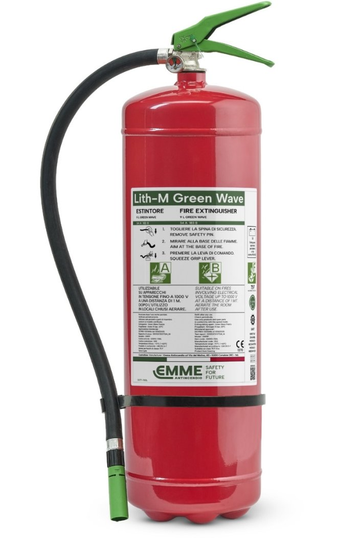 Extincteur EMME Green Wave Ice 9 L 22093-700L