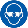 PANNEAU SIGNALETIQUE "LUNETTES DE PROTECTION OBLIGATOIRE" REF PANN0164